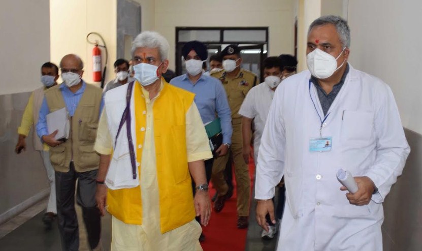 Test, track, treat and transformation of health infrastructure key to fight COVID pandemic: Lt Governor Manoj Sinha